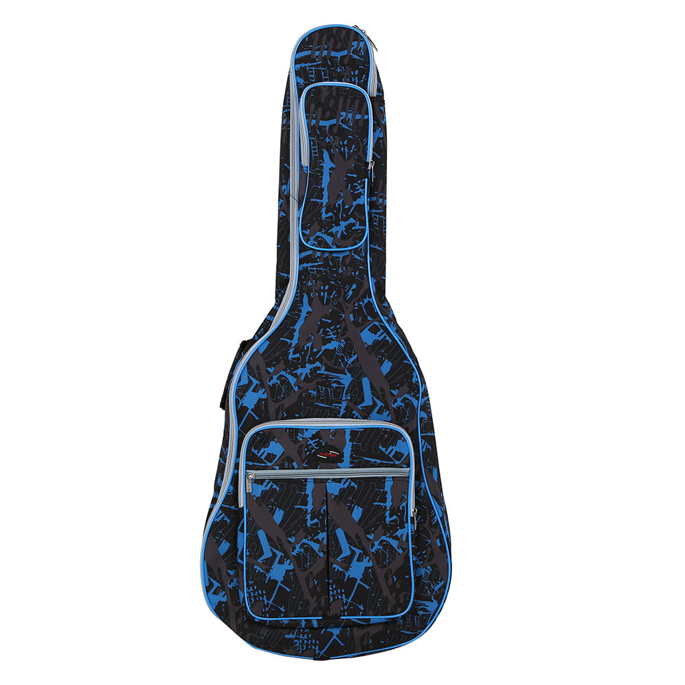 Camouflage Blue Guitar Bag