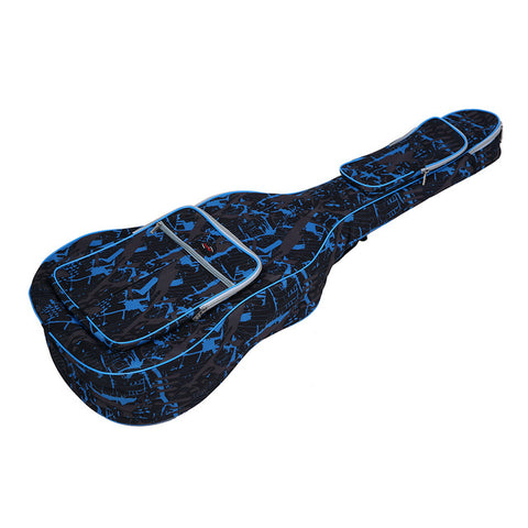 Camouflage Blue Guitar Bag