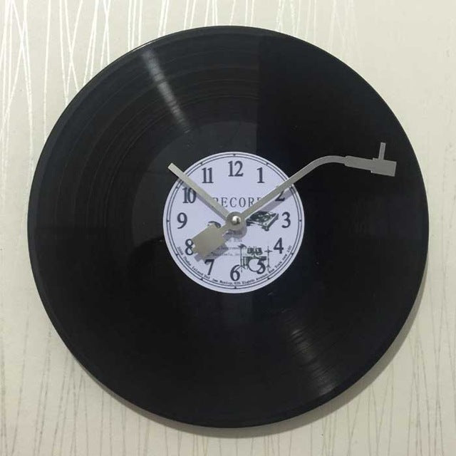 Creative Vinyl Record Wall Clock